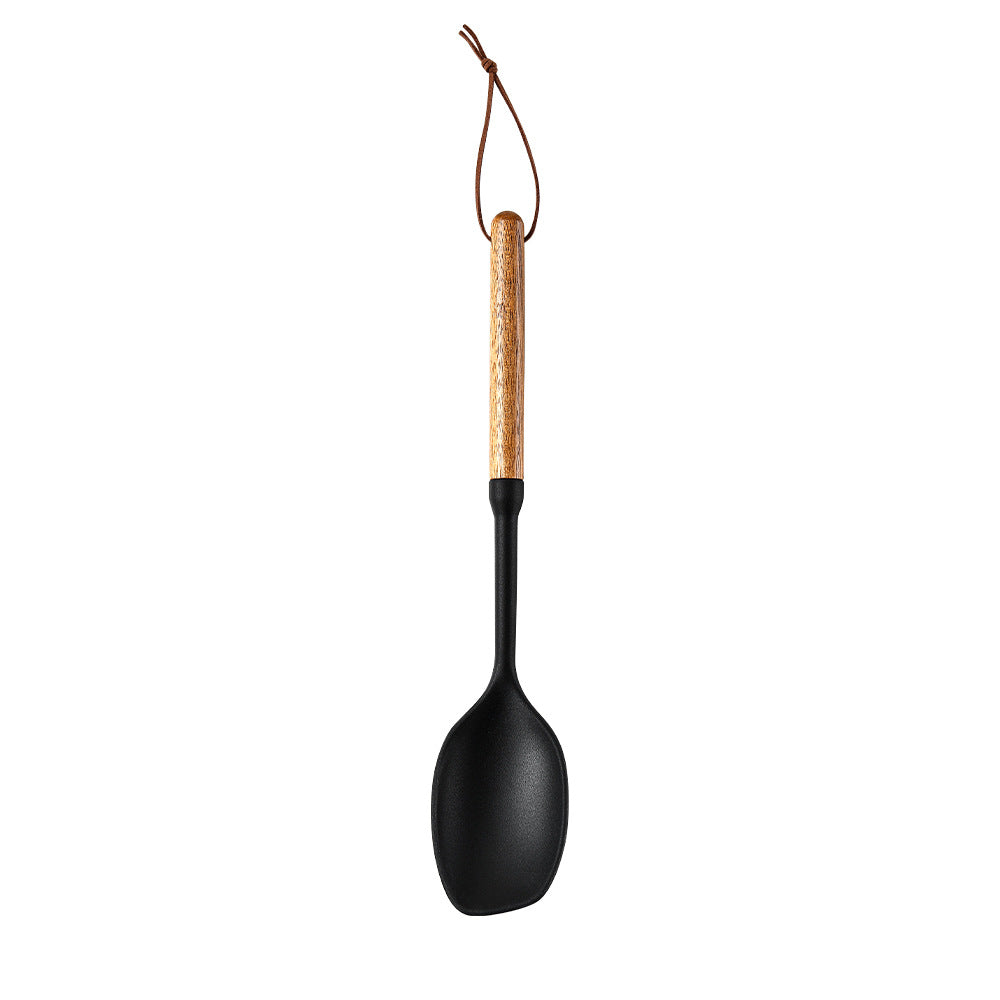 Wooden Handle Silicone Spatula Kitchenware Suit High Temperature Resistant