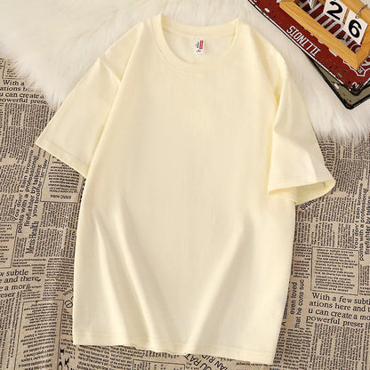 American-style Heavy Cotton Short-sleeved T-shirt