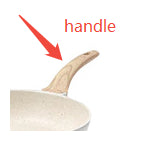 Frying Pan Wooden Handle Including Handle Screws