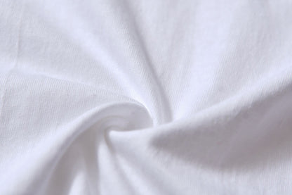 Cotton T-shirt Round Neck Overalls