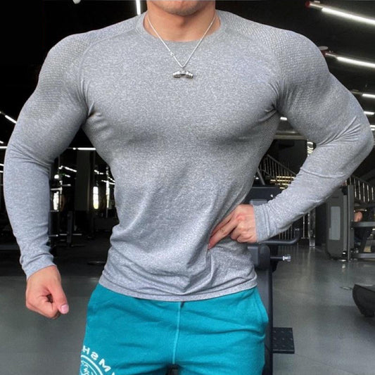 Seamless Long-sleeve Zipper Training Fitness Outdoor Strong Top Slim Fit