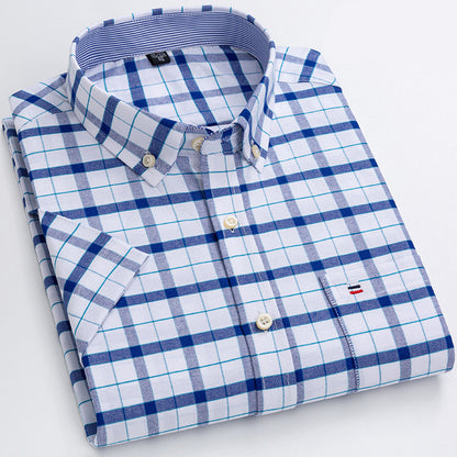 Summer Short-Sleeved Shirt Men
