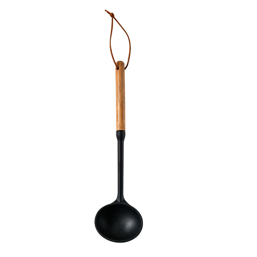 Wooden Handle Silicone Spatula Kitchenware Suit High Temperature Resistant