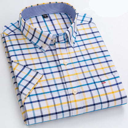 Summer Short-Sleeved Shirt Men
