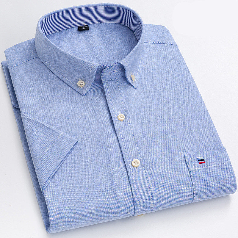 Summer Short-Sleeved Shirt Men