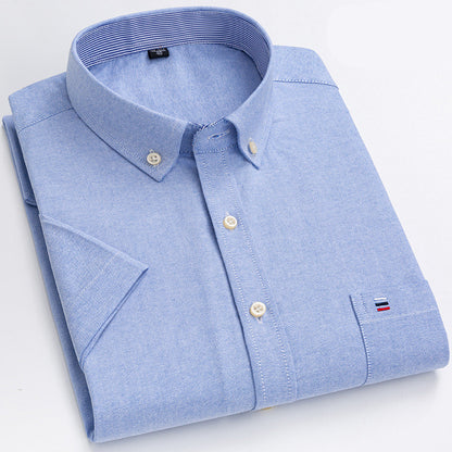 Summer Short-Sleeved Shirt Men