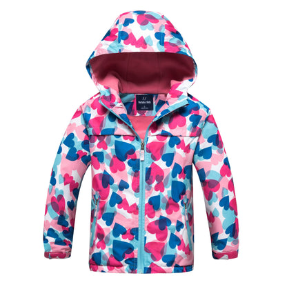 Children's Windbreaker Girls' Jackets, Big Children's Windproof And Rainproof