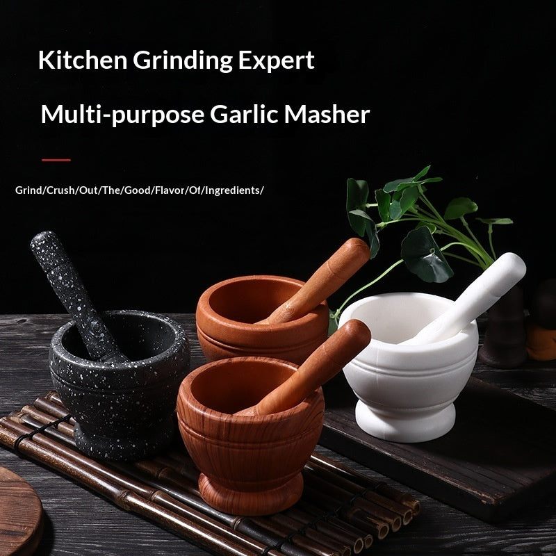 Household Kitchen Mortar For Crushing Medicinal Chili Peppers