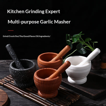 Household Kitchen Mortar For Crushing Medicinal Chili Peppers