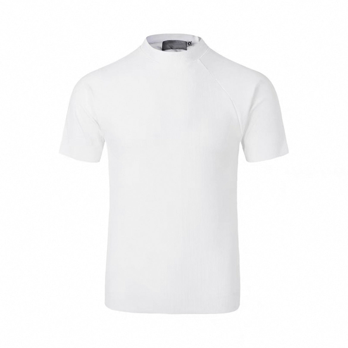 Slim-fit Casual Quick-dry Semi-high Neck Short-sleeve Undershirt