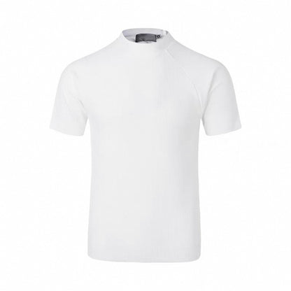 Slim-fit Casual Quick-dry Semi-high Neck Short-sleeve Undershirt