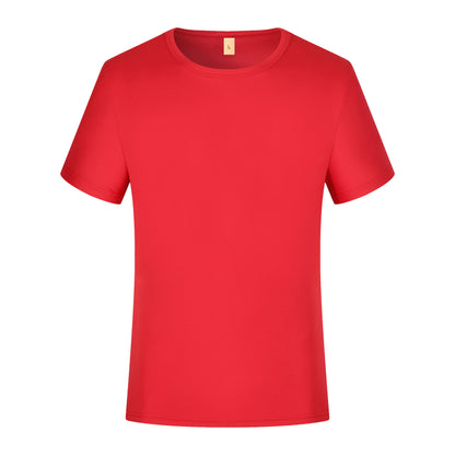 Summer Small Plaid Round Neck Short-sleeved Quick-drying T-shirt