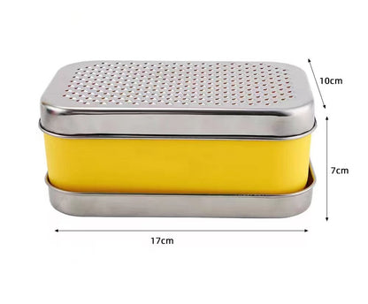 Double-sided Grater Oval Cheese Planer Rectangular Grater Cheese Grater Chopper Ginger Shredder Knife