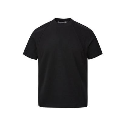 Air Layer Stitching Short Sleeve Top