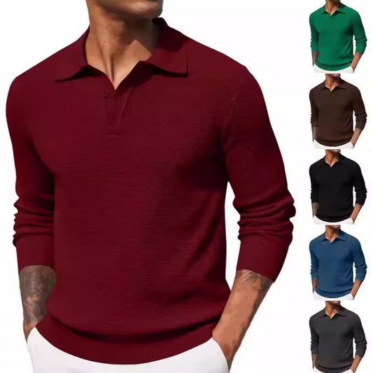 Autumn Casual Long-sleeved Top For Men