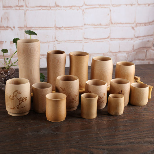 Creative Simple Bamboo Charcoal Beer Cup