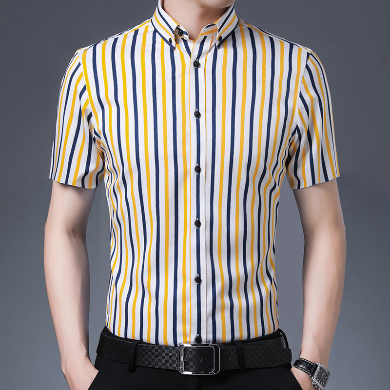 Refreshing  Design Shirt Simple And Generous Fashion Personalized Shirt
