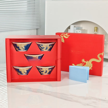 Oriental Legend One Teapot Two Cups And Two Saucers Tea Set
