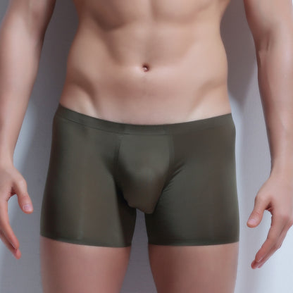 Traceless Underwear Thin Solid Color Men's Short Sleeves