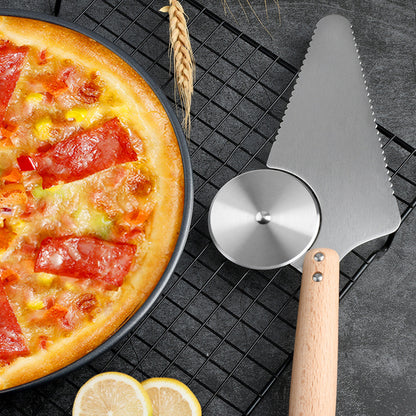 Cake Cutting Two-in-one Pizza Round Knife